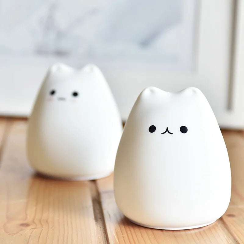 Cute LED Kitty Night Light